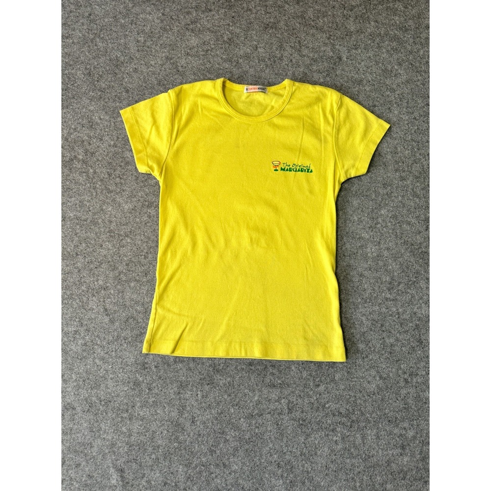 Be Cointreau Versial T-Shirt Womens Yellow Crew Neck‎ The Original Margarita XS